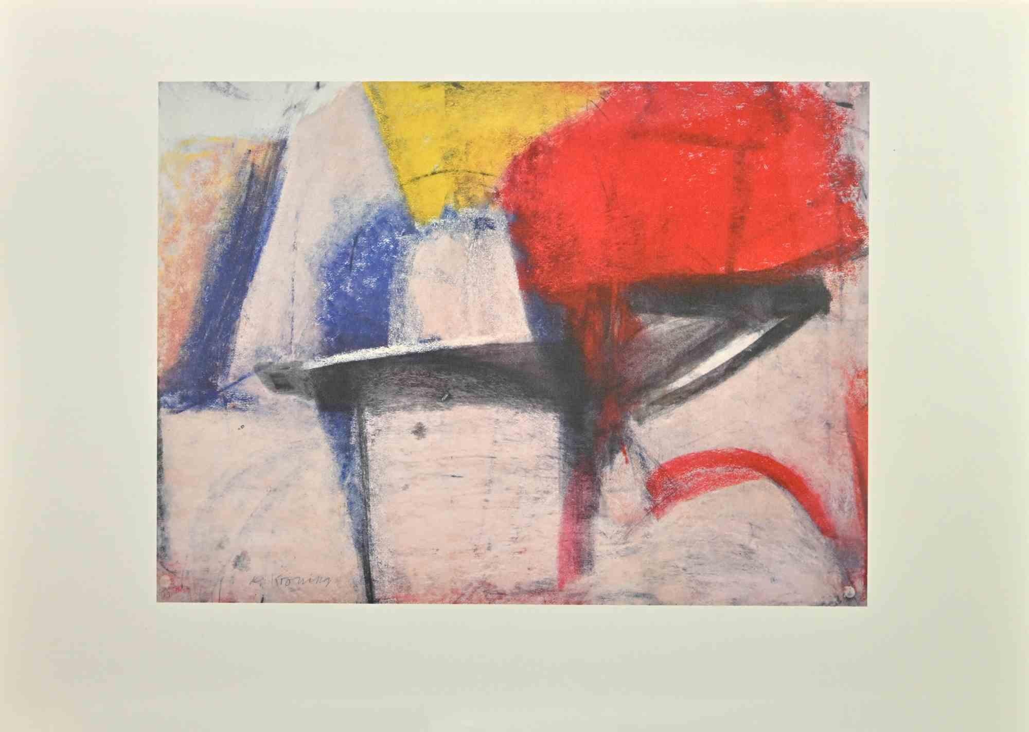 Willem de Kooning Abstract Print - Untitled - Offset and Lithograph after Willem De Kooning - 1985