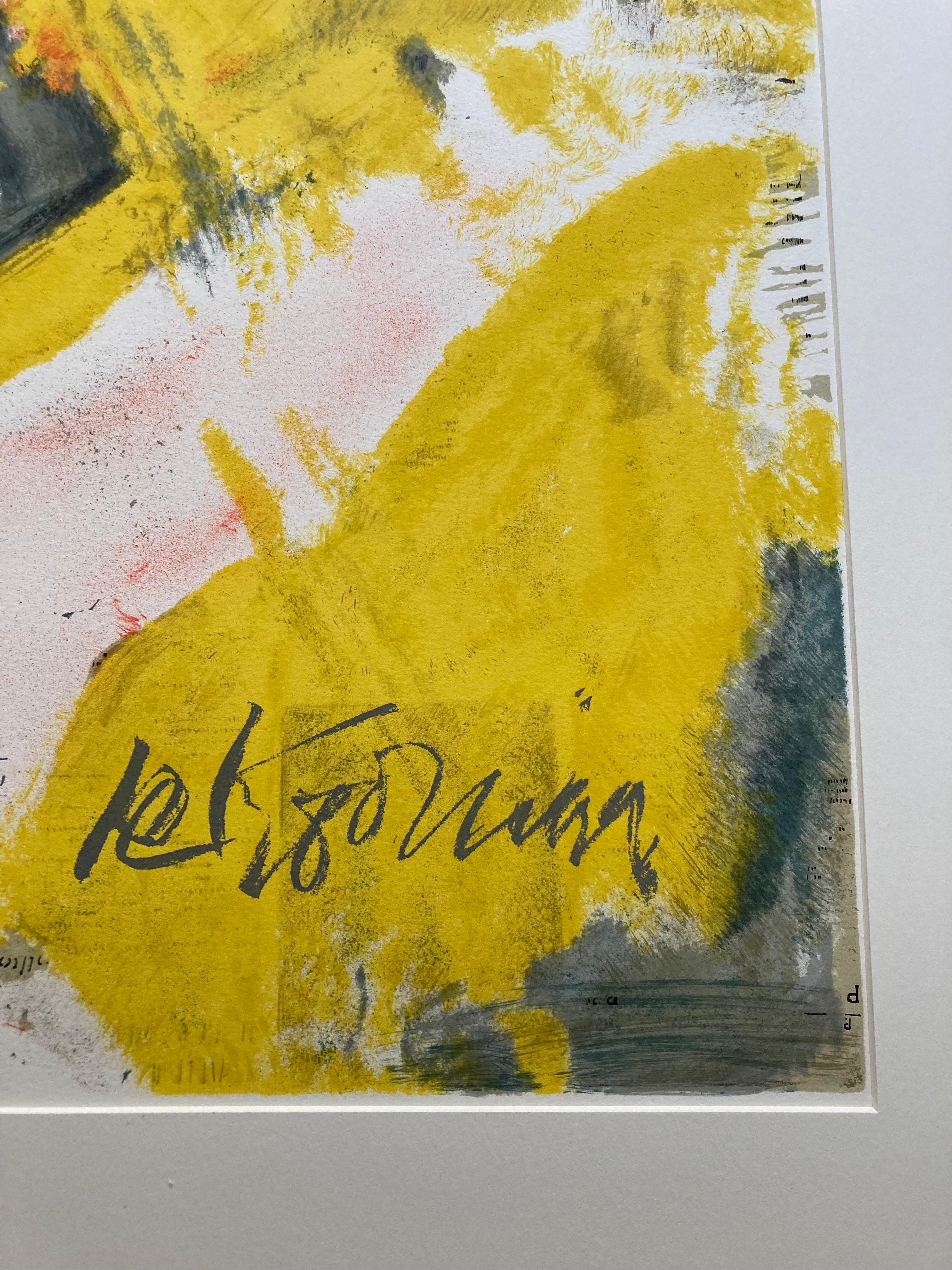 Willem de Kooning (Dutch/American, 1904-1997)
'The Man and the Big Blond', 1982
Color lithograph on paper
Number 88 from the edition of 150 (plus 15 artist's proofs)  
Signed in plate, hand numbered 