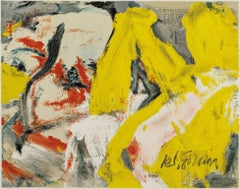 Willem de Kooning 'The Man and the Big Blond' Limited Edition Abstract Print