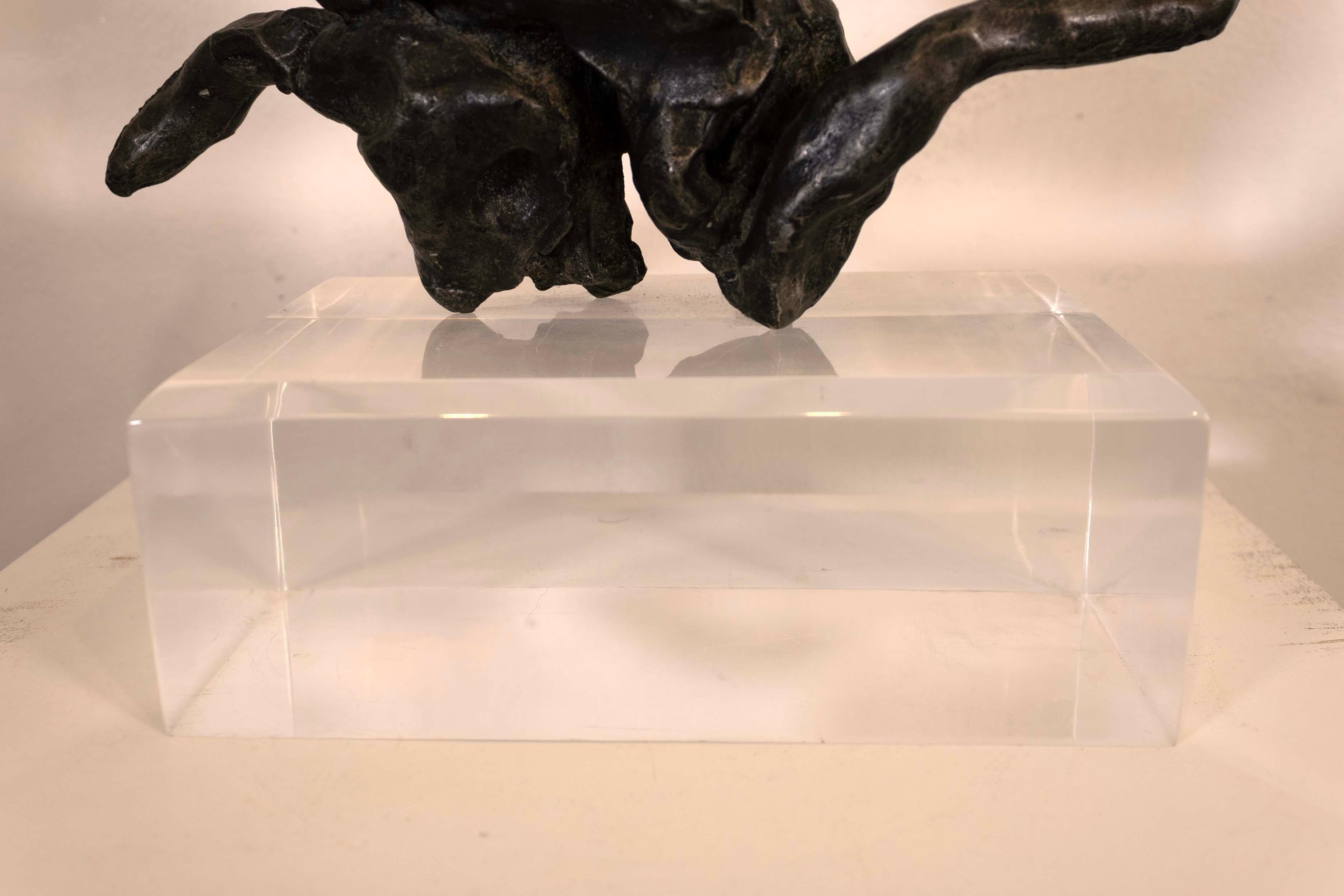 Willem de Kooning, sculpture abstraite en étain coulé, sans titre, signée 1972, 38/100 en vente 5