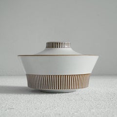 Willem de Vries Mid-Century Modern 'Cleopatra' Lidded Bowl for Fris Edam, 1961