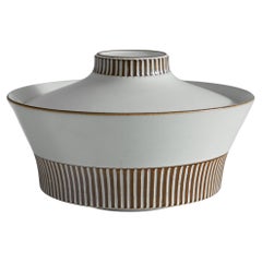 Willem de Vries Mid-Century Modern 'Cleopatra' Lidded Bowl for Fris Edam, 1961