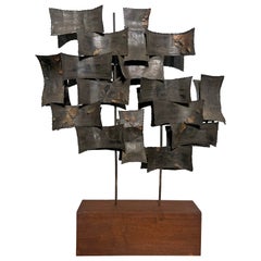 Willem DeGroot Brutalist Torch Cut Abstract Sculpture Ca. 1960s