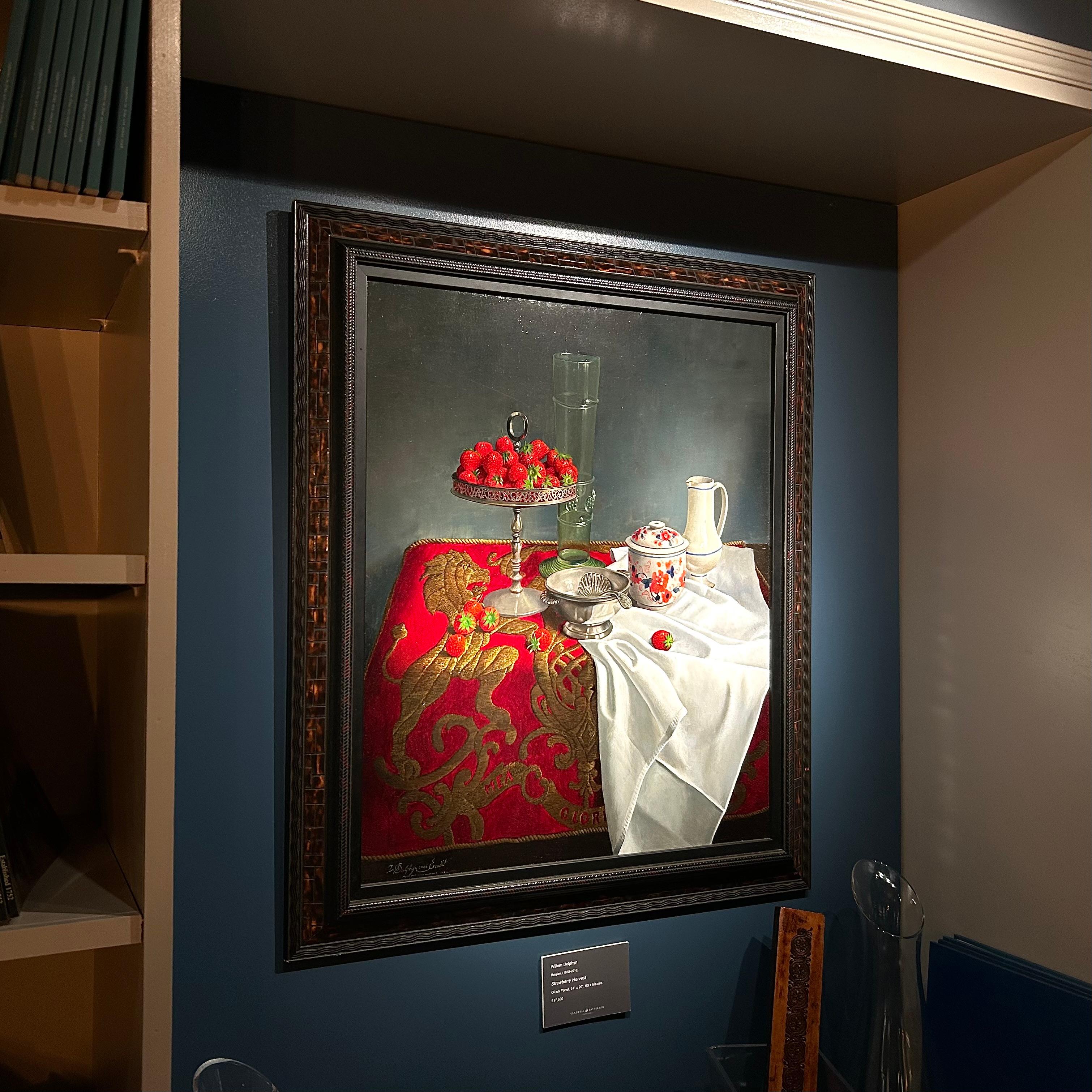 Cosecha de fresas - Painting Realista de Willem Dolphyn