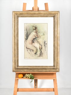 Lady in Nude - Willem Gerard Hofker - Original painting