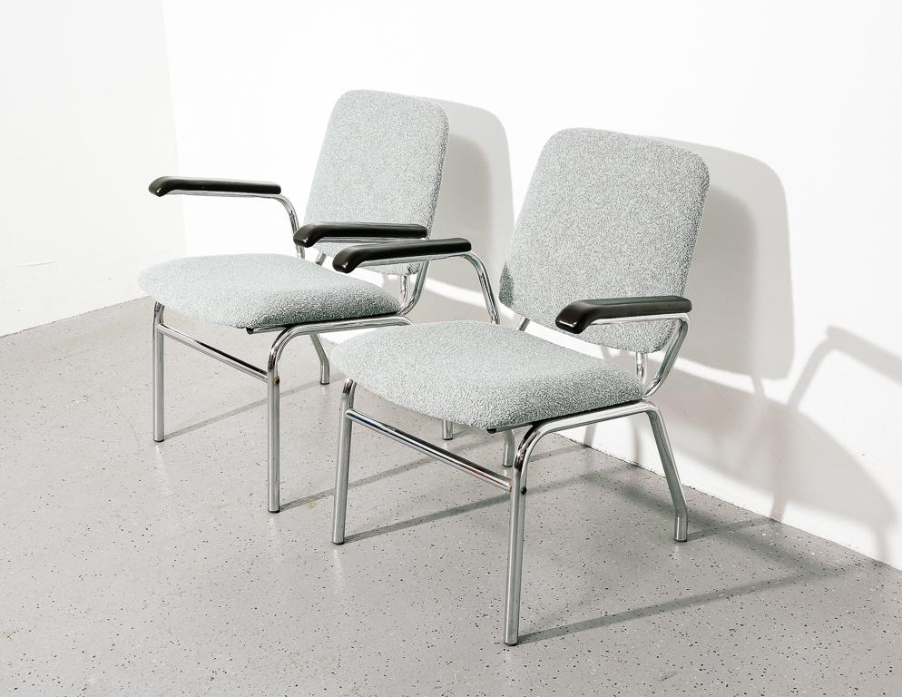 Mid-Century Modern Willem Gispen Armchairs for Kembo