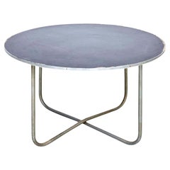 Willem H. Gispen Mid-Century Modern Dining Table, Metal and Wood