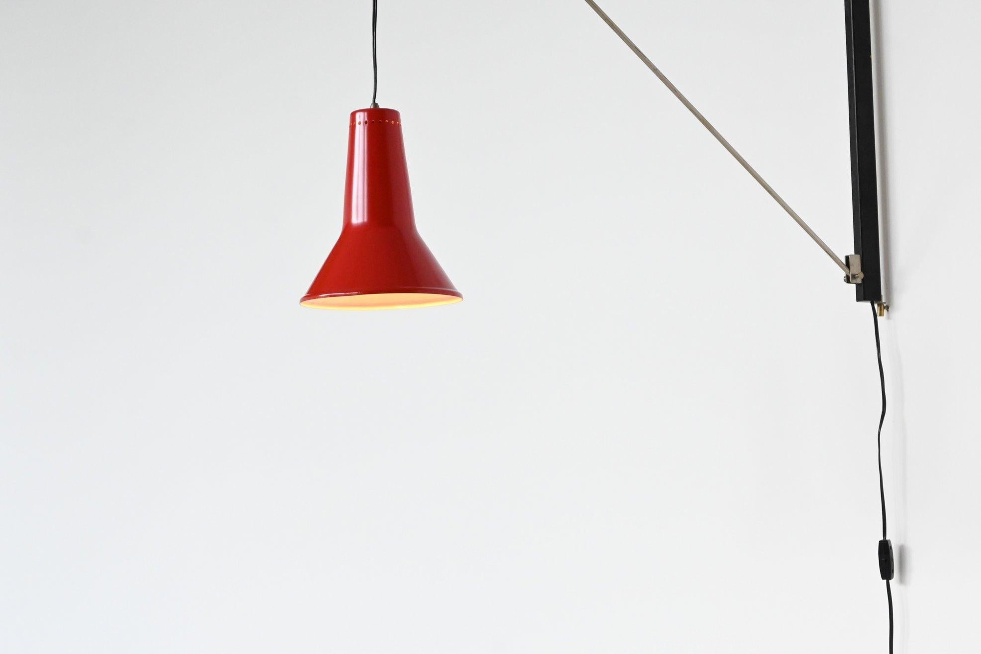 Willem Hagoort arc wall lamp Hagoort Lampen The Netherlands 1960 9