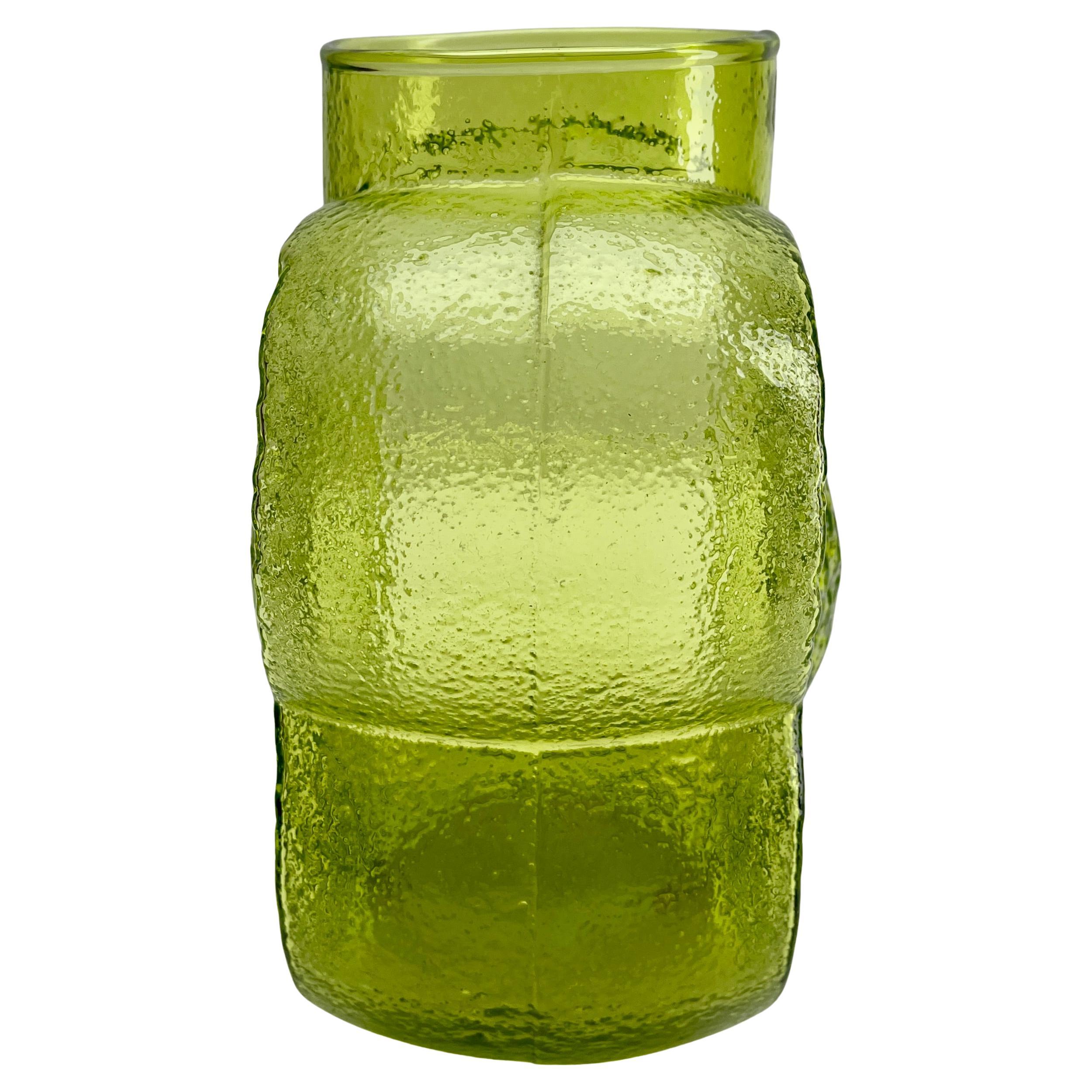 Molded Willem Heesen Leerdam Rosetta Vase – Iconic Dutch Design 1970s For Sale
