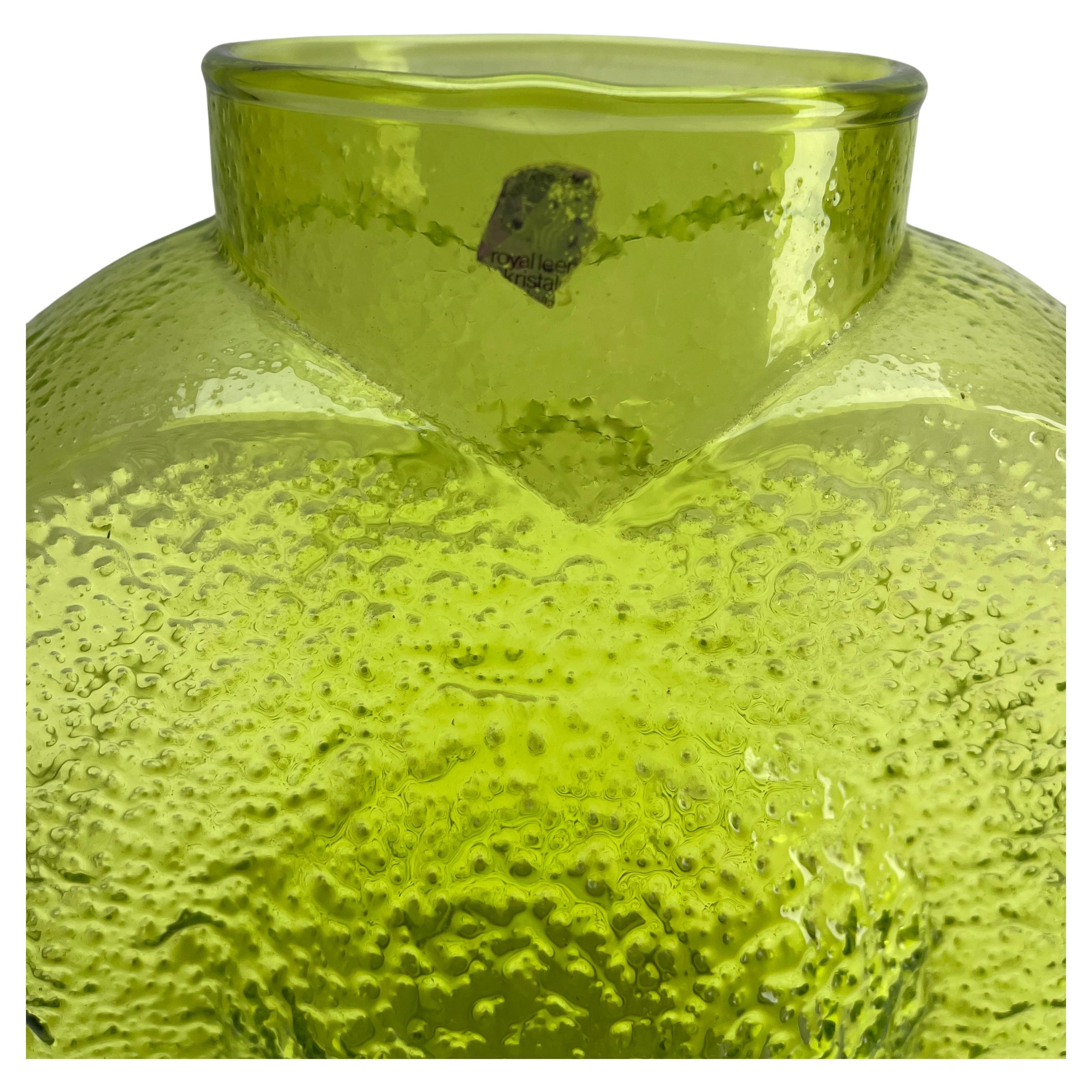 Late 20th Century Willem Heesen Leerdam Rosetta Vase – Iconic Dutch Design 1970s For Sale