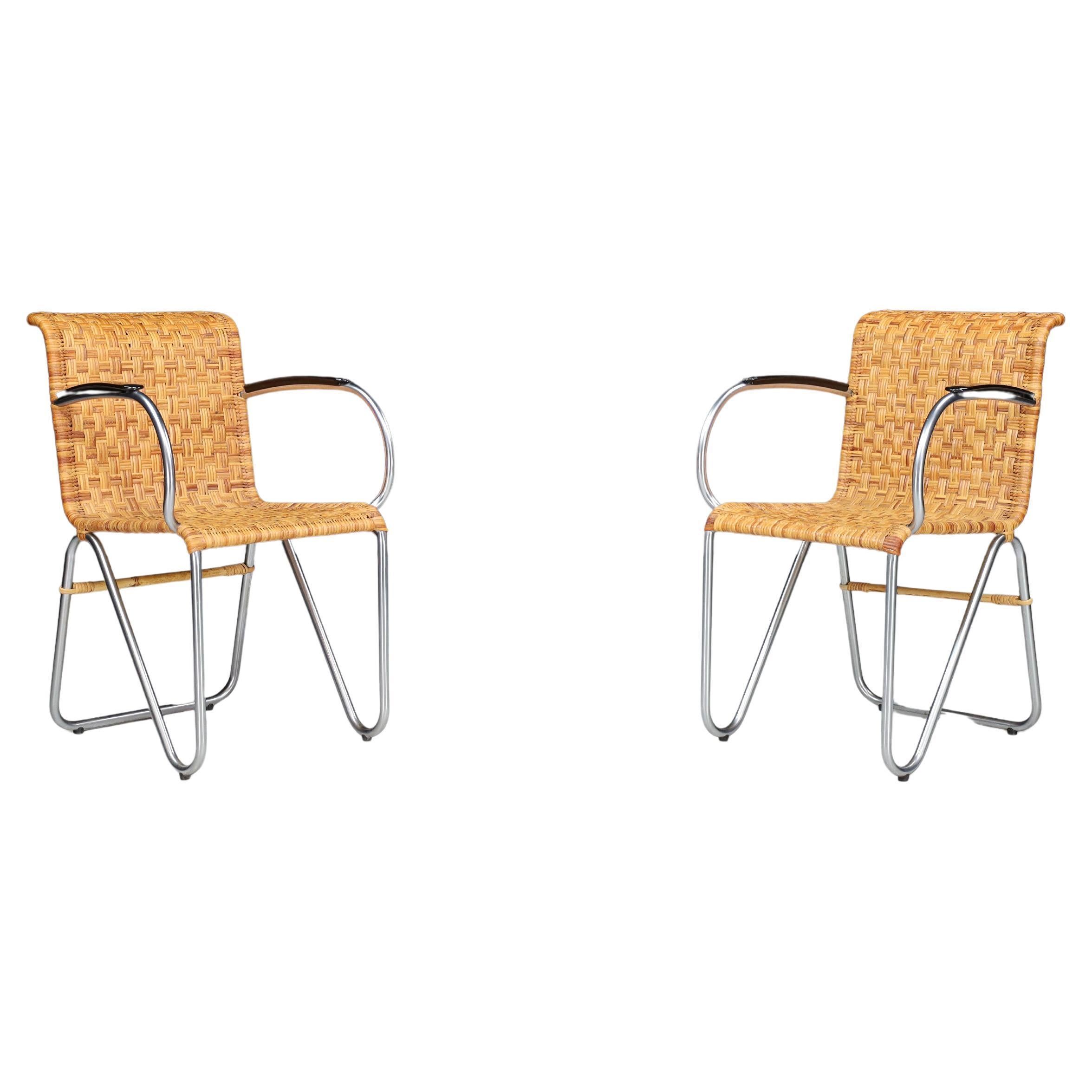 Willem Hendrik Gispen Diagonal Armchairs for Gispen – The Netherlands