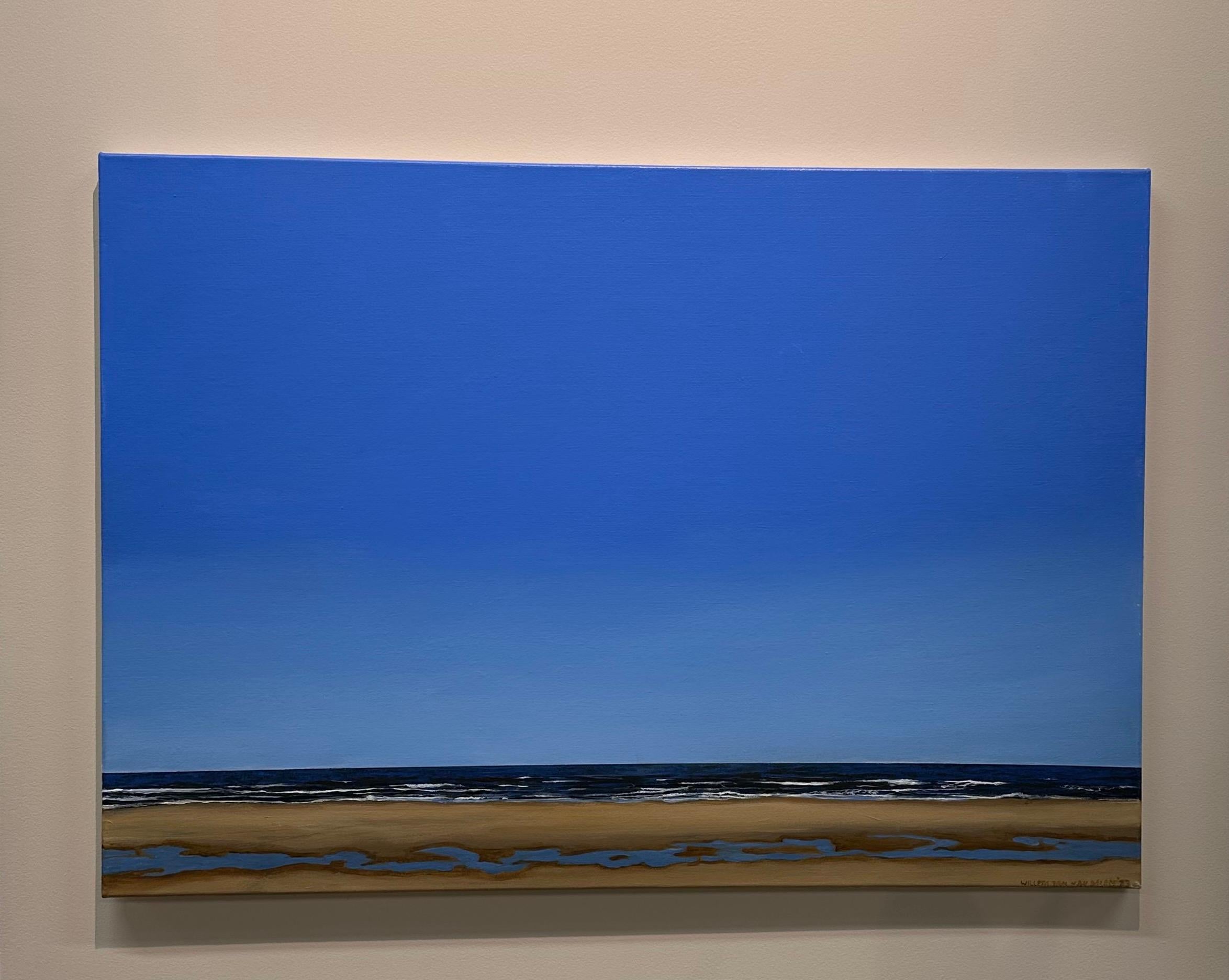 Beach Walk - Zeitgenössisches Gemälde des 21. Jahrhunderts über das Meer – Painting von Willem Jan van Balen