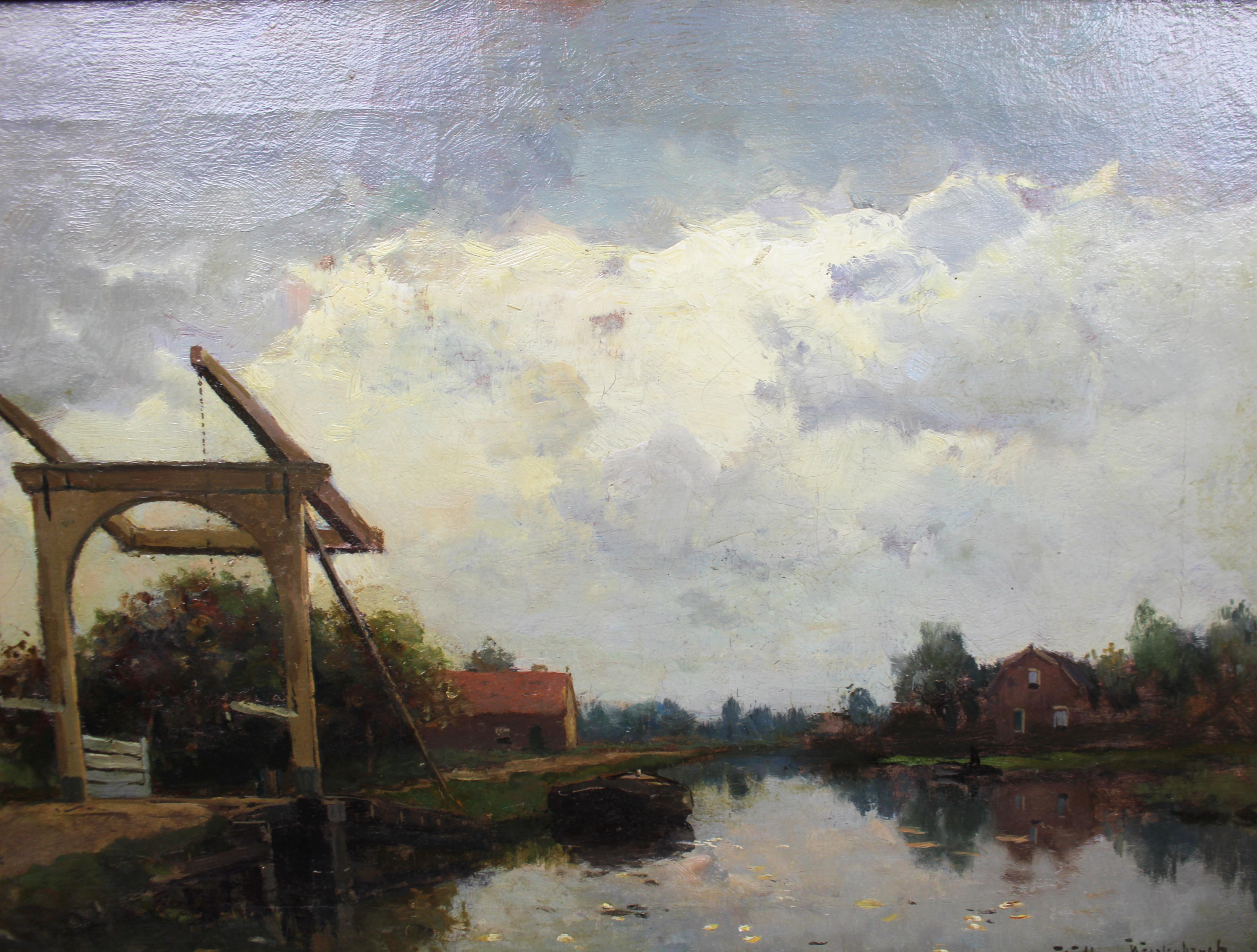 Toile Willem Johannes Weissenbruch (Dutch, 1864–1941) Oil on Canvas en vente