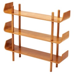 Willem Lutjens Bentwood Shelving Unit for Gouda den Boer, Netherlands, 1950s