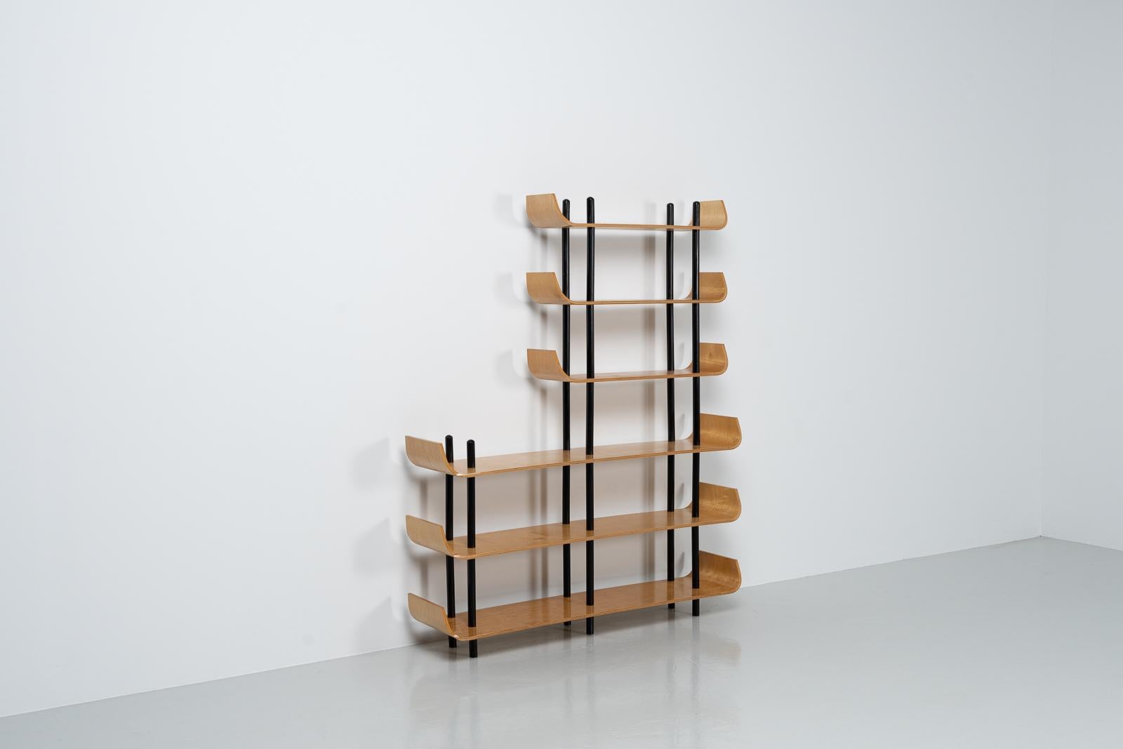 Mid-Century Modern Willem Lutjens Bookcase for Den Boer, Holland 1953