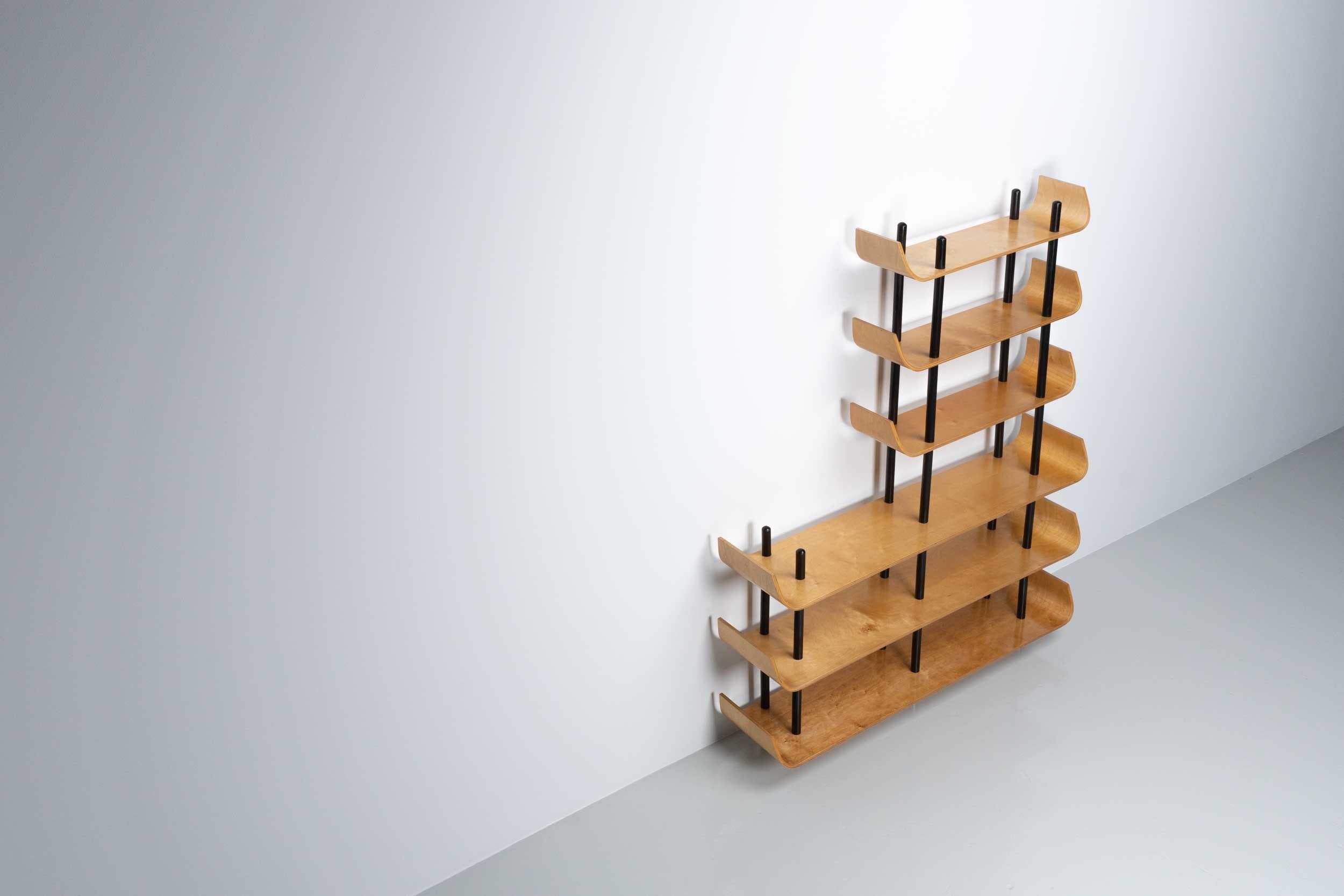 Willem Lutjens Bookcase for Den Boer, Holland 1953 In Good Condition In Roosendaal, Noord Brabant