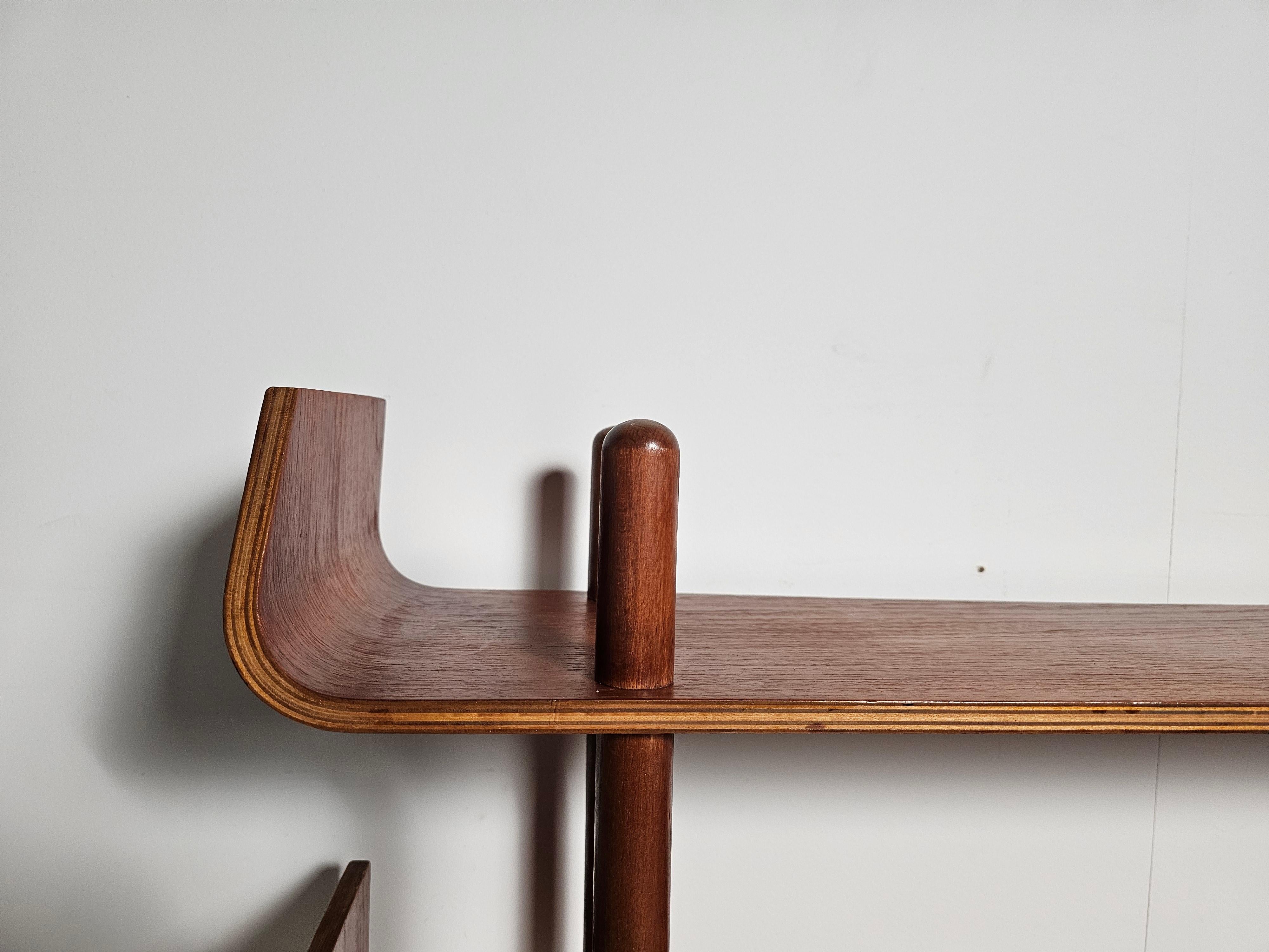 Willem Lutjens Teak Bookcase for Den Boer Gouda,  The Netherlands, 1953 For Sale 4