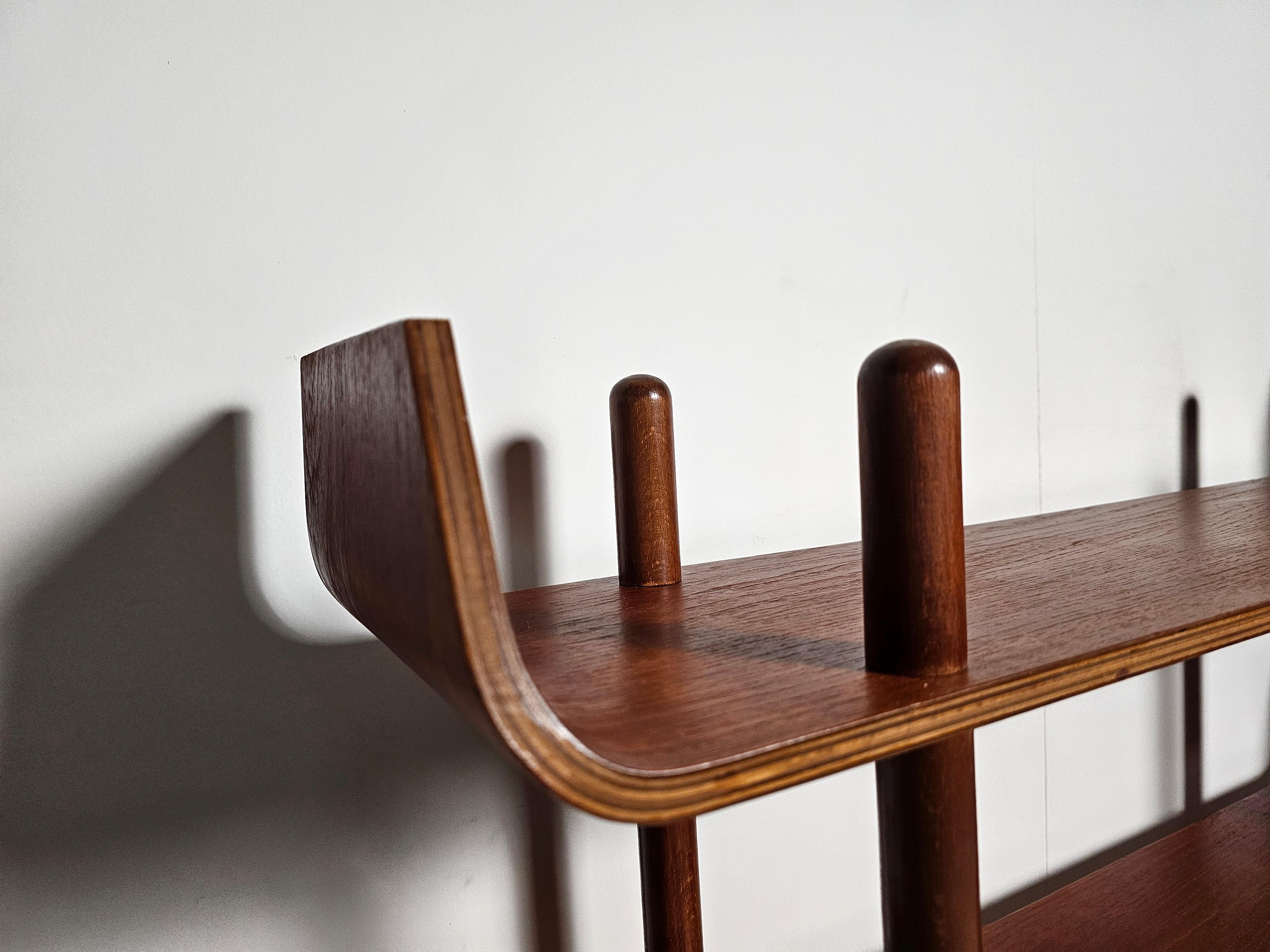 Willem Lutjens Teak Bookcase for Den Boer Gouda,  The Netherlands, 1953 For Sale 1