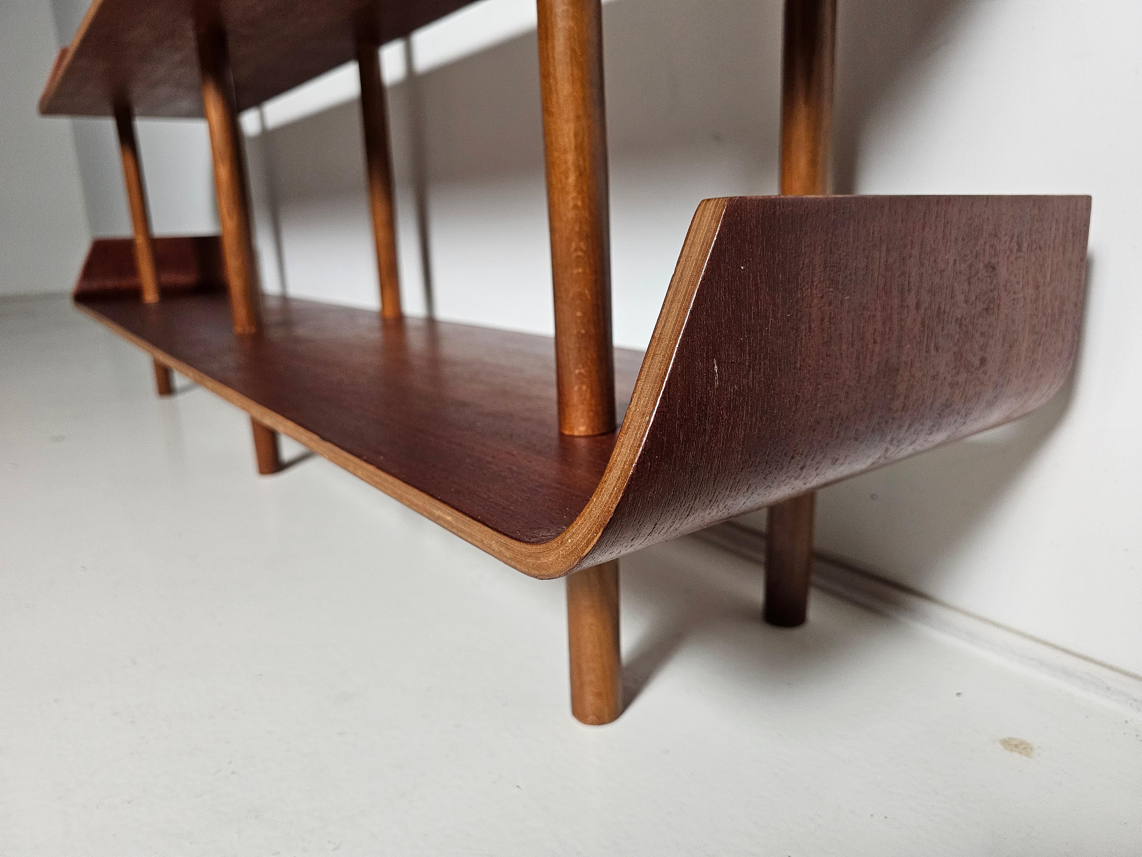 Willem Lutjens Teak Bookcase for Den Boer Gouda,  The Netherlands, 1953 For Sale 3