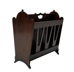 Willem Penaat Art Deco Amsterdam School Magazine Rack for Metz & Co., 1920s