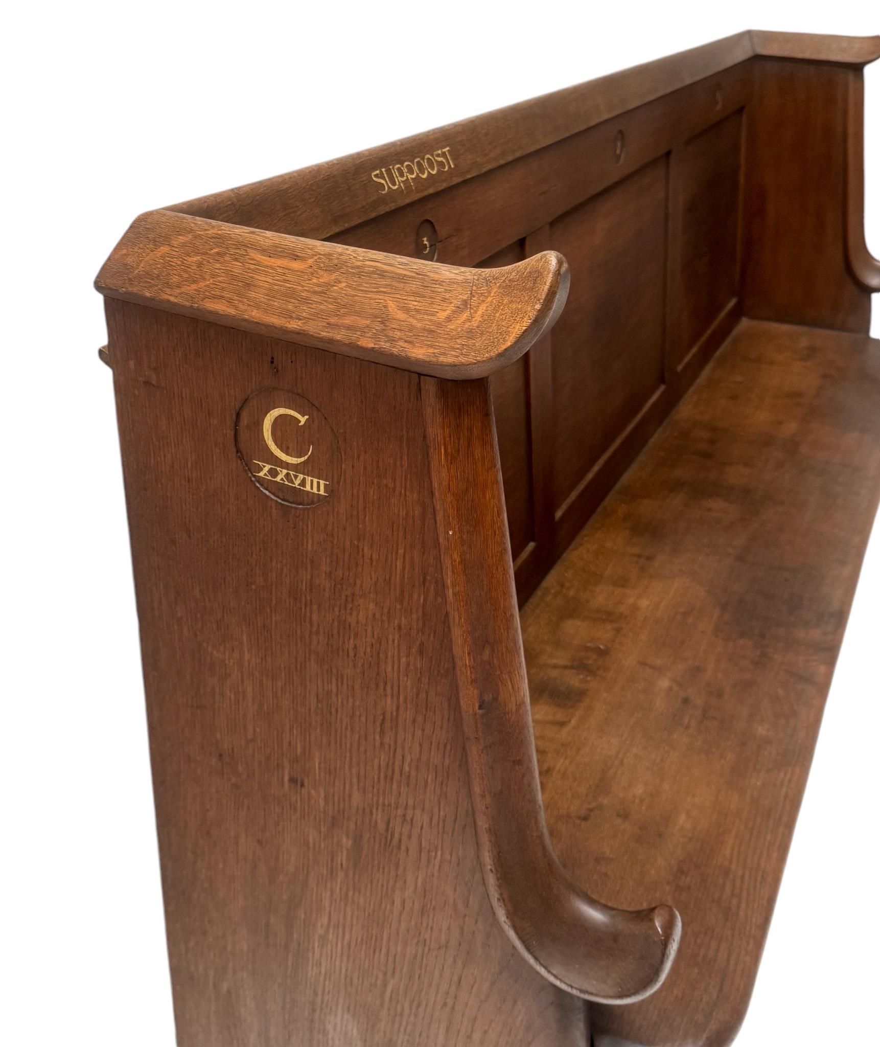 Banc à trois places de l'école Amsterdamse de Willem Penaat, années 1920 en vente 3