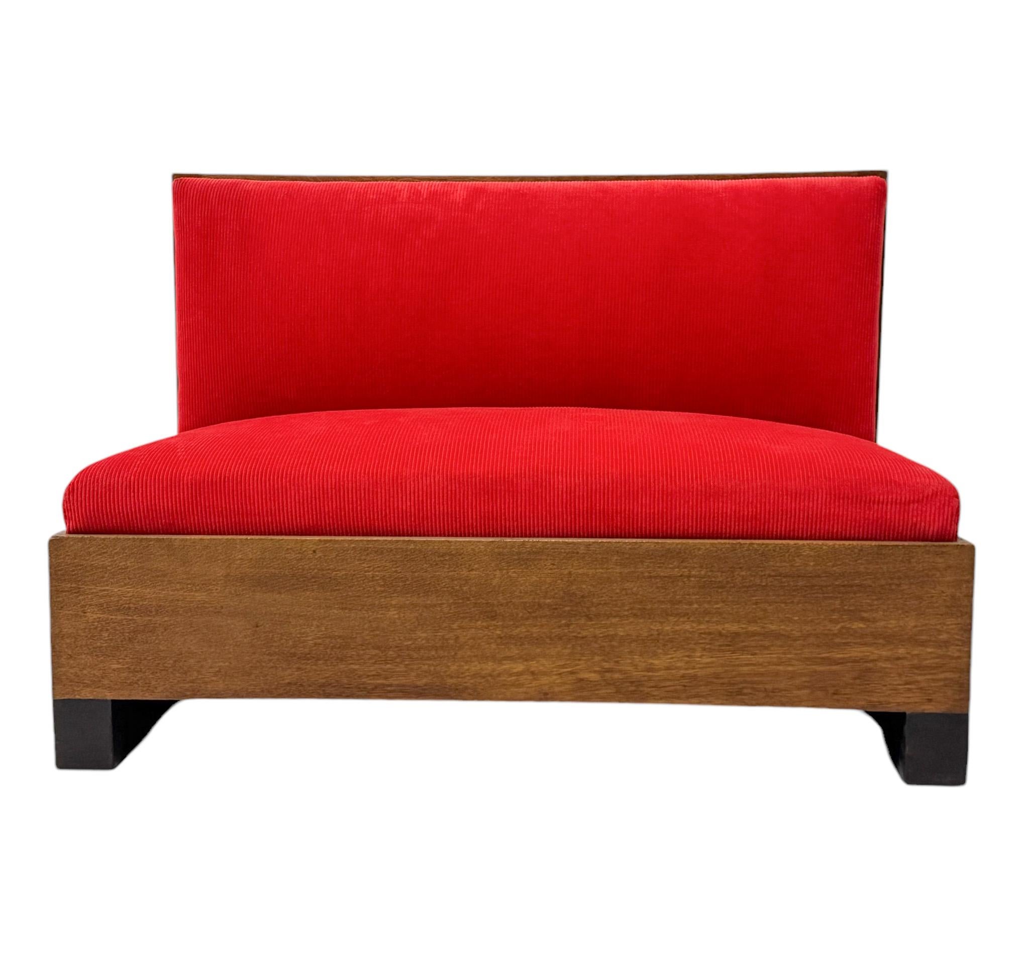 Willem Penaat Modernistische Art-Déco-Bank oder Sofa für Metz & Co, 1930er Jahre (Art déco) im Angebot