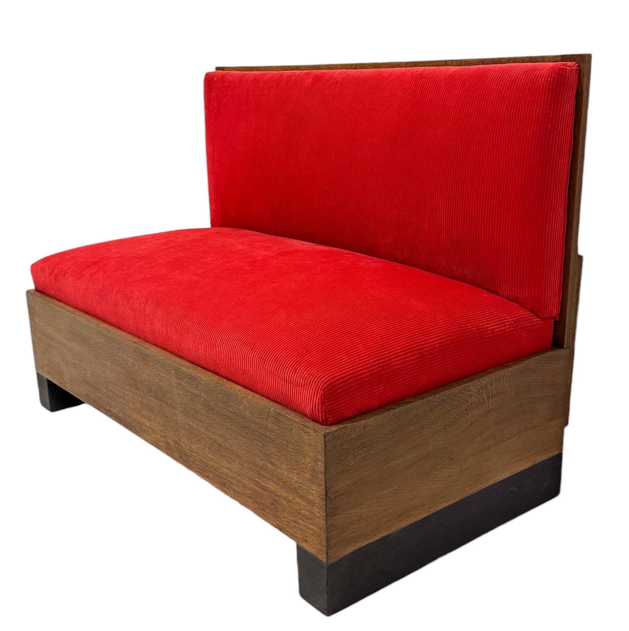 Willem Penaat Modernistische Art-Déco-Bank oder Sofa für Metz & Co, 1930er Jahre im Zustand „Gut“ im Angebot in Amsterdam, NL