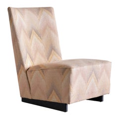 Silla de salón modernista Willem Penaat con patas de corredera, Metz & Co., 1935