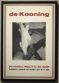 Sidney Janis Gallery 1959 Exhibition poster