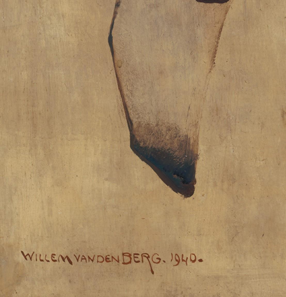 WILLEM VAN DE BERG
Den Haag 1886-1970 Amsterdam

Portrait of a fisherman, Volendam
1940

Oil on canvas
70 x 55 cm.
Signed and dated: lower left ‘Willem van den Berg’ ‘1940’
Provenance: private collection, The Netherlands.