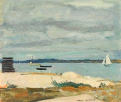 Locmariaquer - French Impressionist Brittany Beach Coastal Landscape Painting