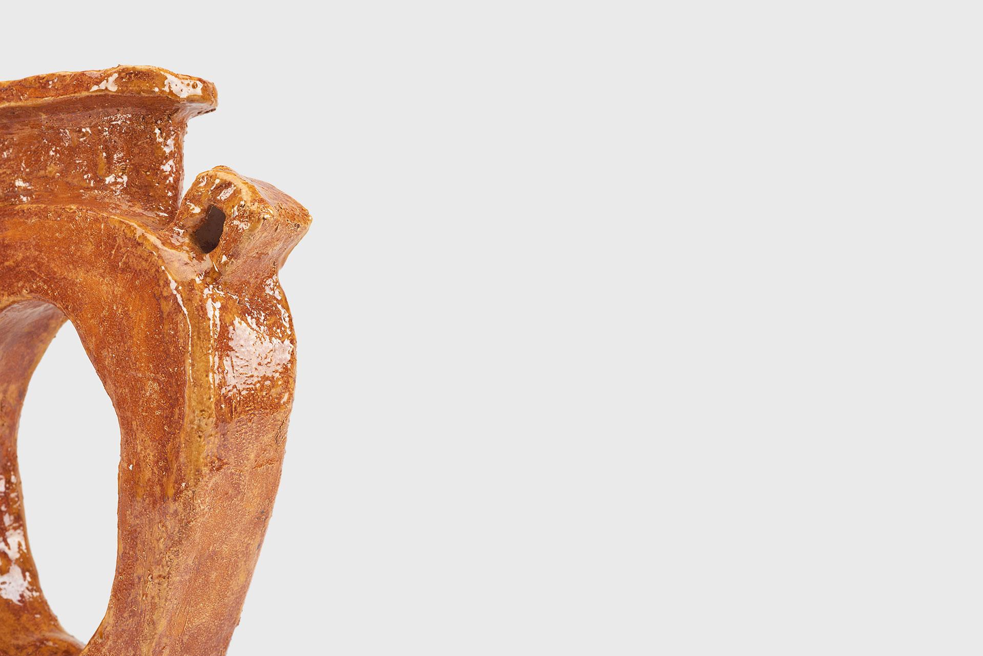 Willem Van Hooff African Contemporary Vase Vessel “Illa” Earthenware In New Condition For Sale In Barcelona, ES