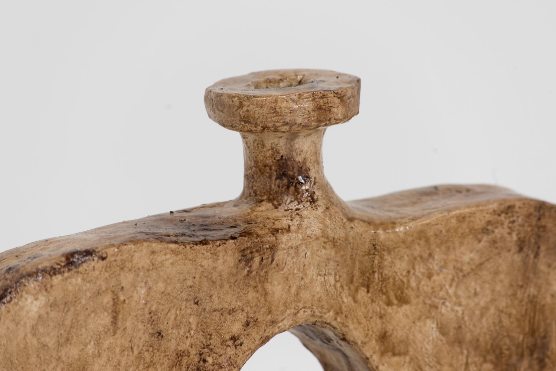XXI secolo e contemporaneo Willem Van Hooff Vaso di ceramica africana Vaso di terra Pigmants Model 