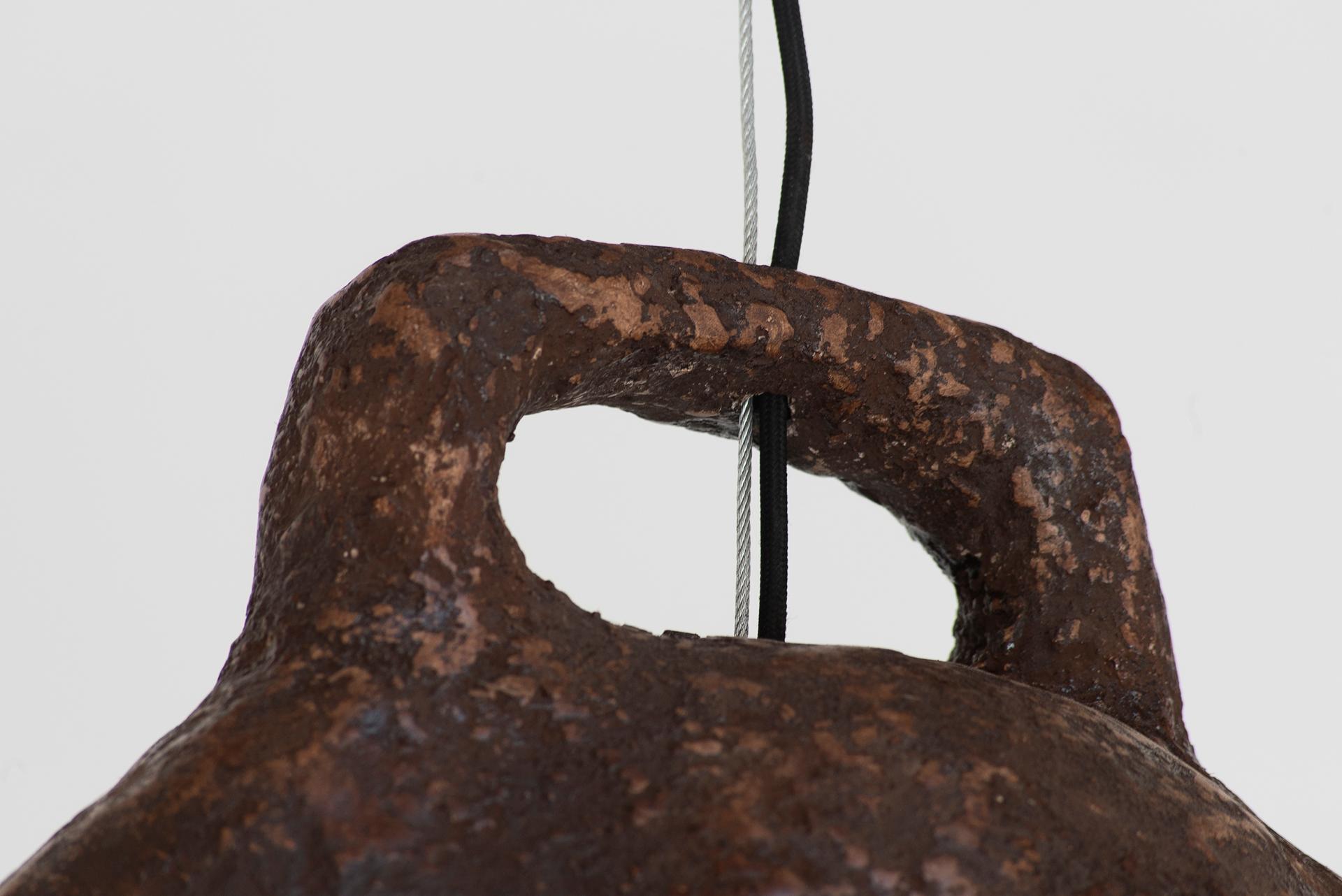 Dutch Willem Van Hooff Contemporary Clay Hanging Lamp from the Series 