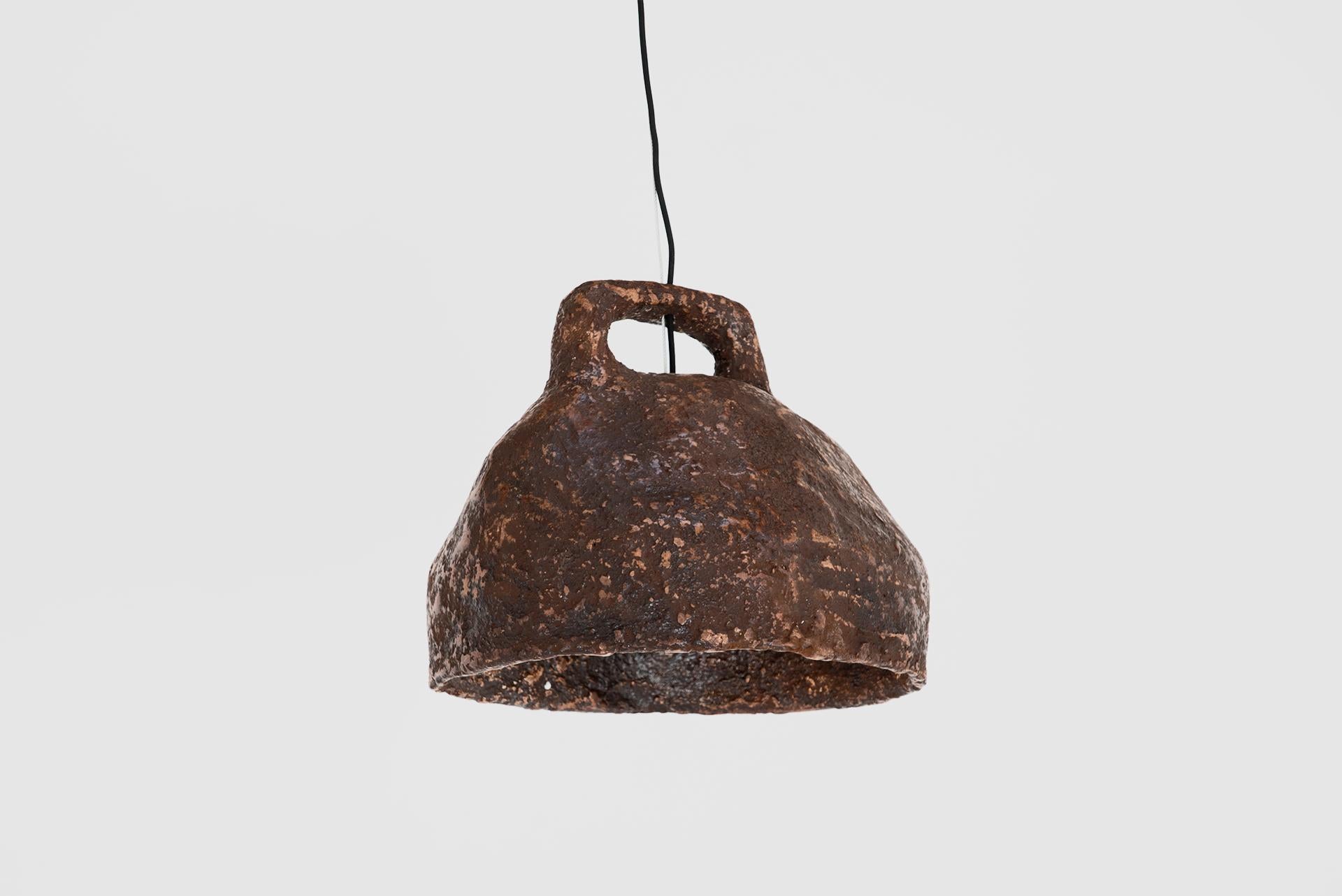 Willem Van Hooff Contemporary Clay Hanging Lamp from the Series 