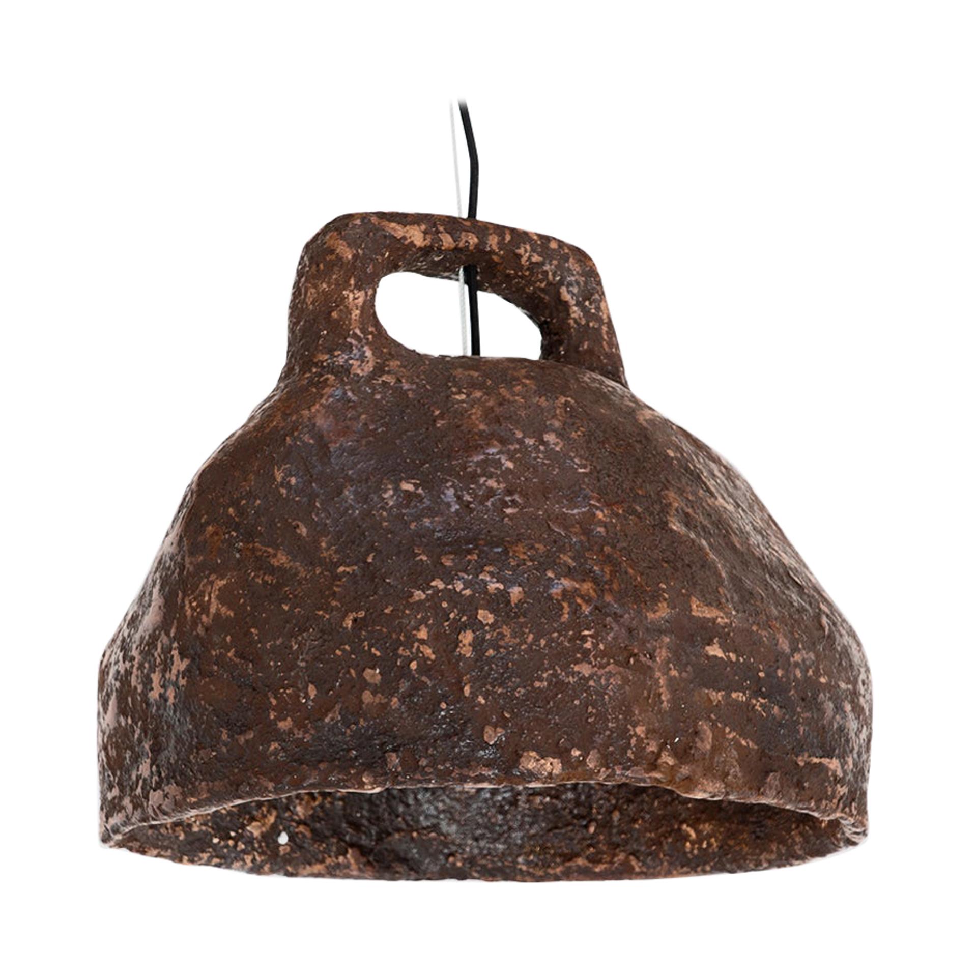 Willem Van Hooff Contemporary Clay Hanging Lamp from the Series "Dual Lamps" For Sale