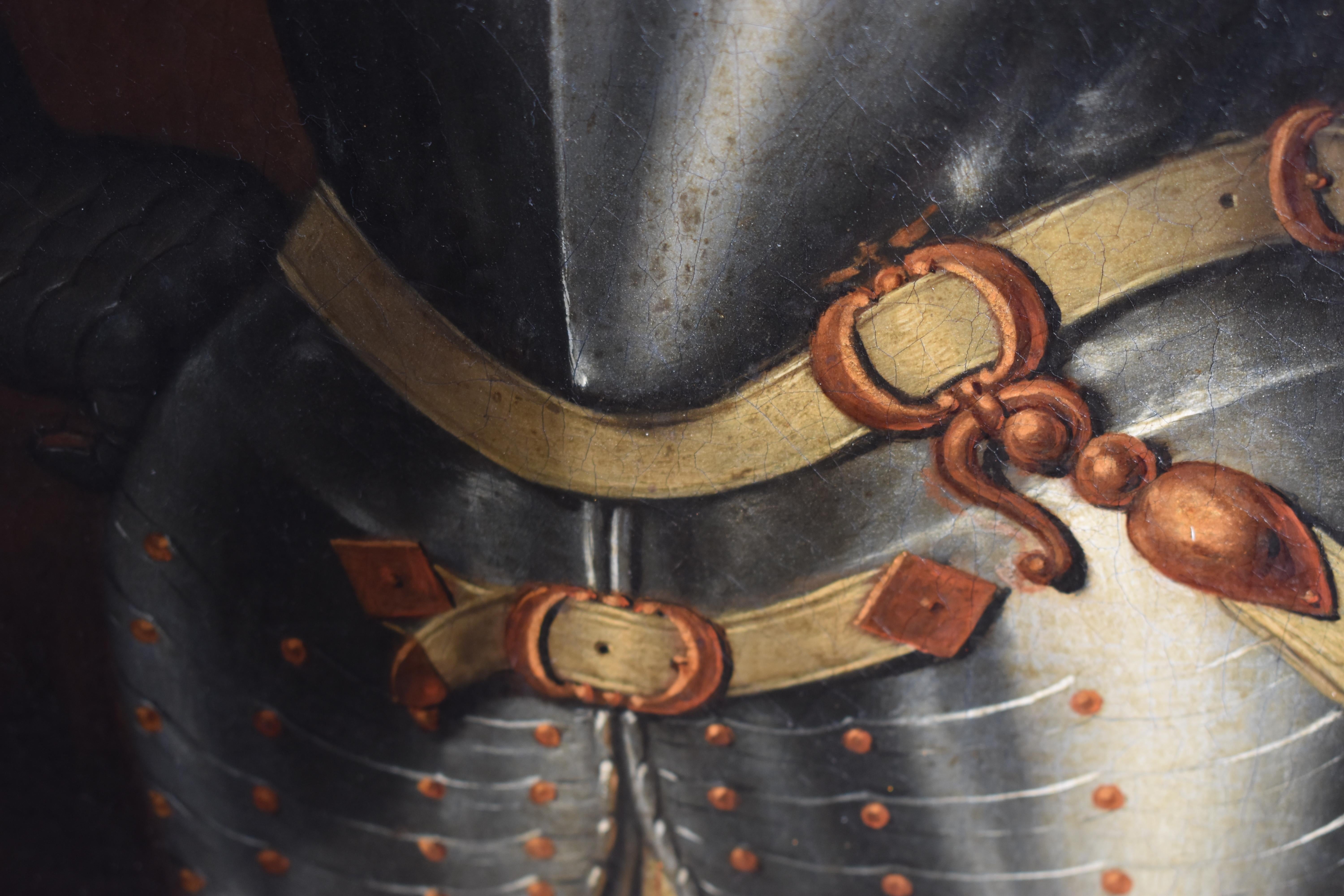 Willem van Kessel (c.1691–1727) – Portrait of Bewigged Gentleman in Armour, 1713 For Sale 9