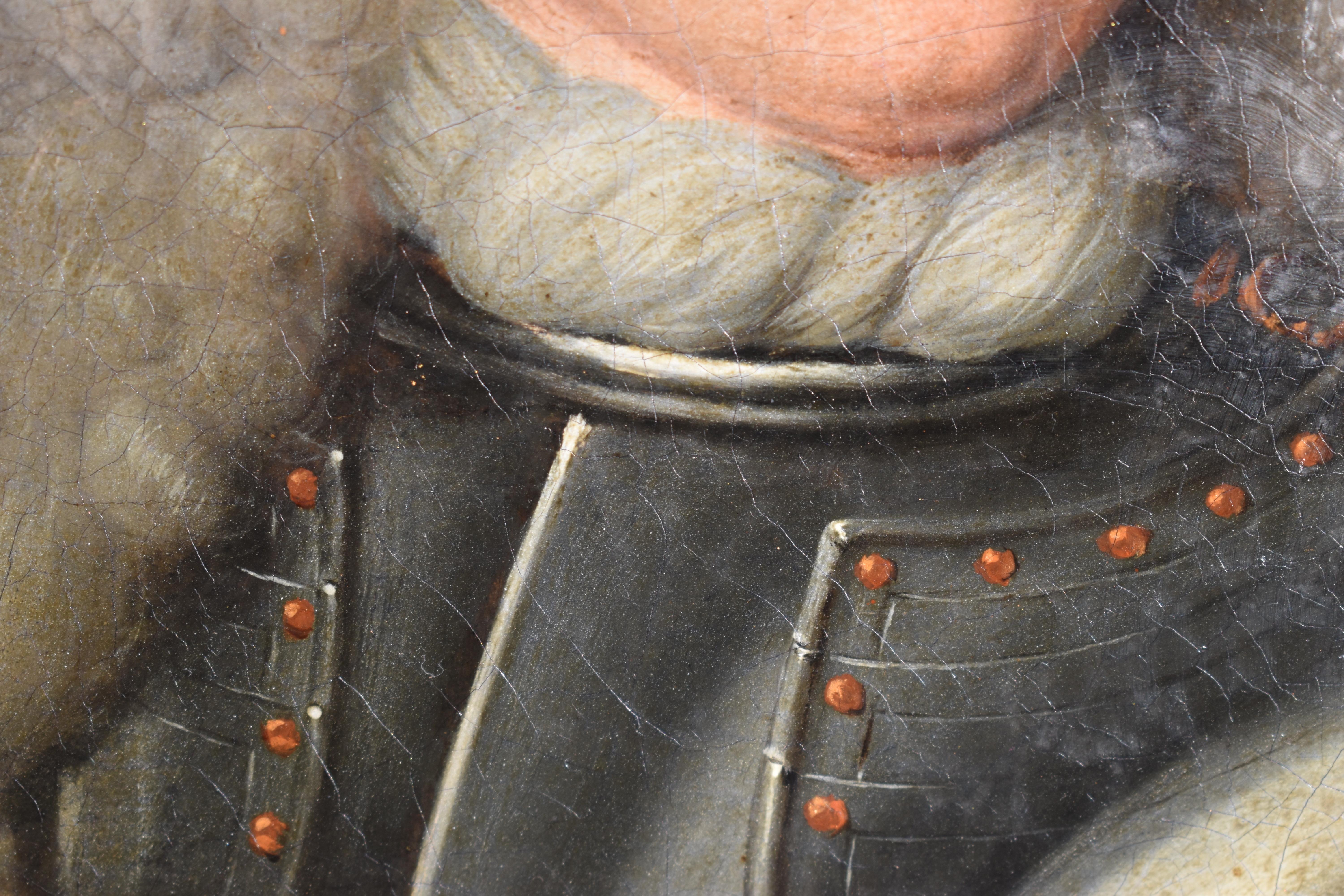 Willem van Kessel (c.1691–1727) – Portrait of Bewigged Gentleman in Armour, 1713 For Sale 5