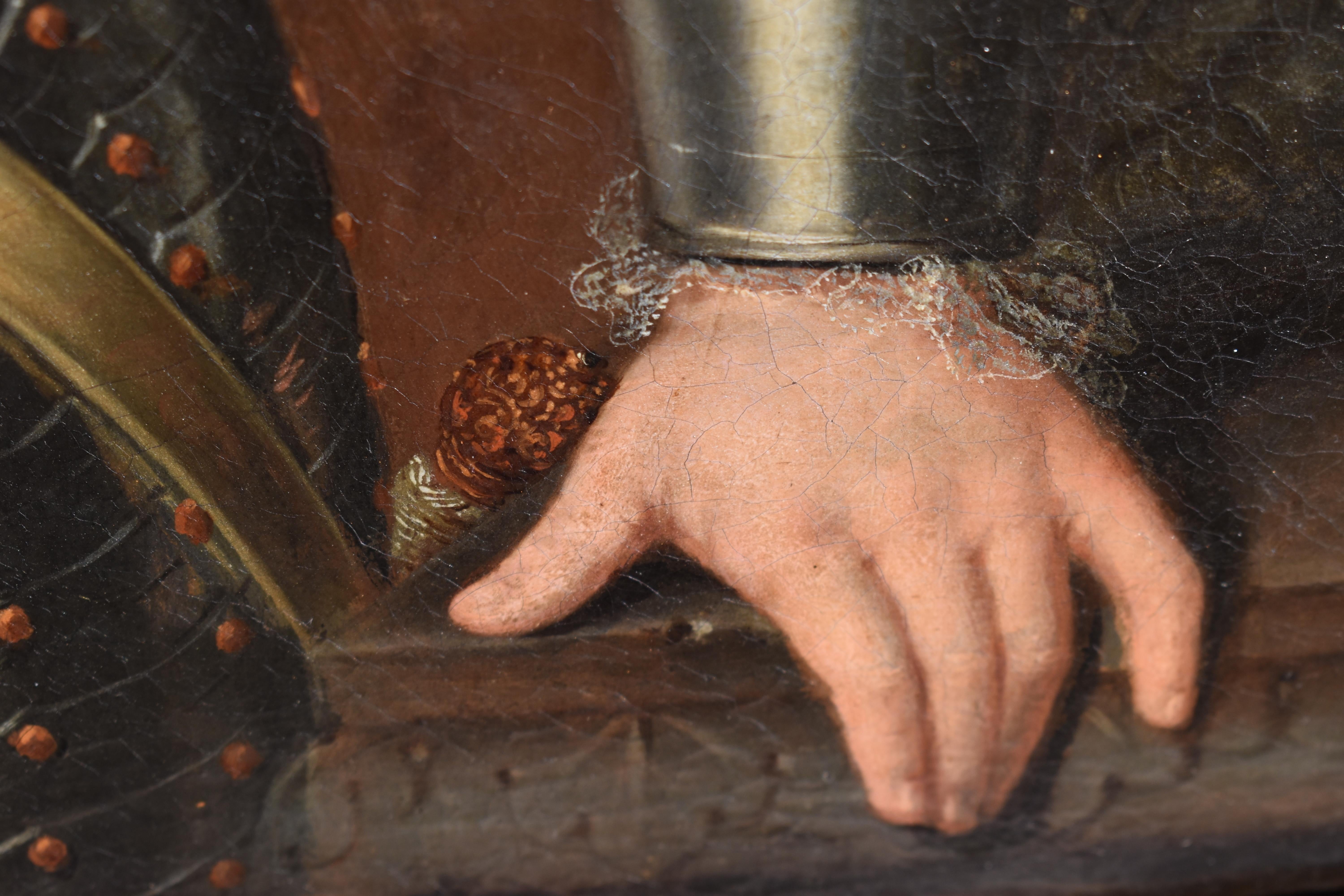 Willem van Kessel (c.1691–1727) – Portrait of Bewigged Gentleman in Armour, 1713 For Sale 7