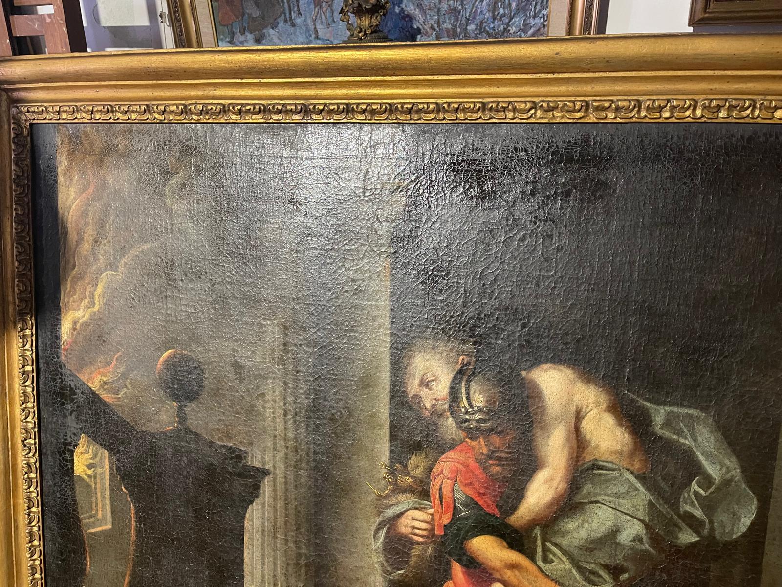 WILLEM VAN MIERIS (1662-1747) „Aeneas flücht aus dem brennenden Troy“ von Federico Barocci im Angebot 3