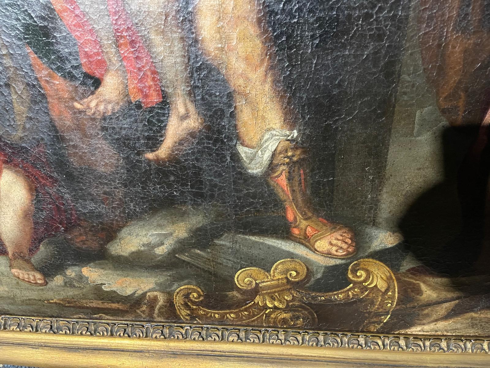 WILLEM VAN MIERIS (1662-1747) „Aeneas flücht aus dem brennenden Troy“ von Federico Barocci im Zustand „Gut“ im Angebot in Madrid, ES