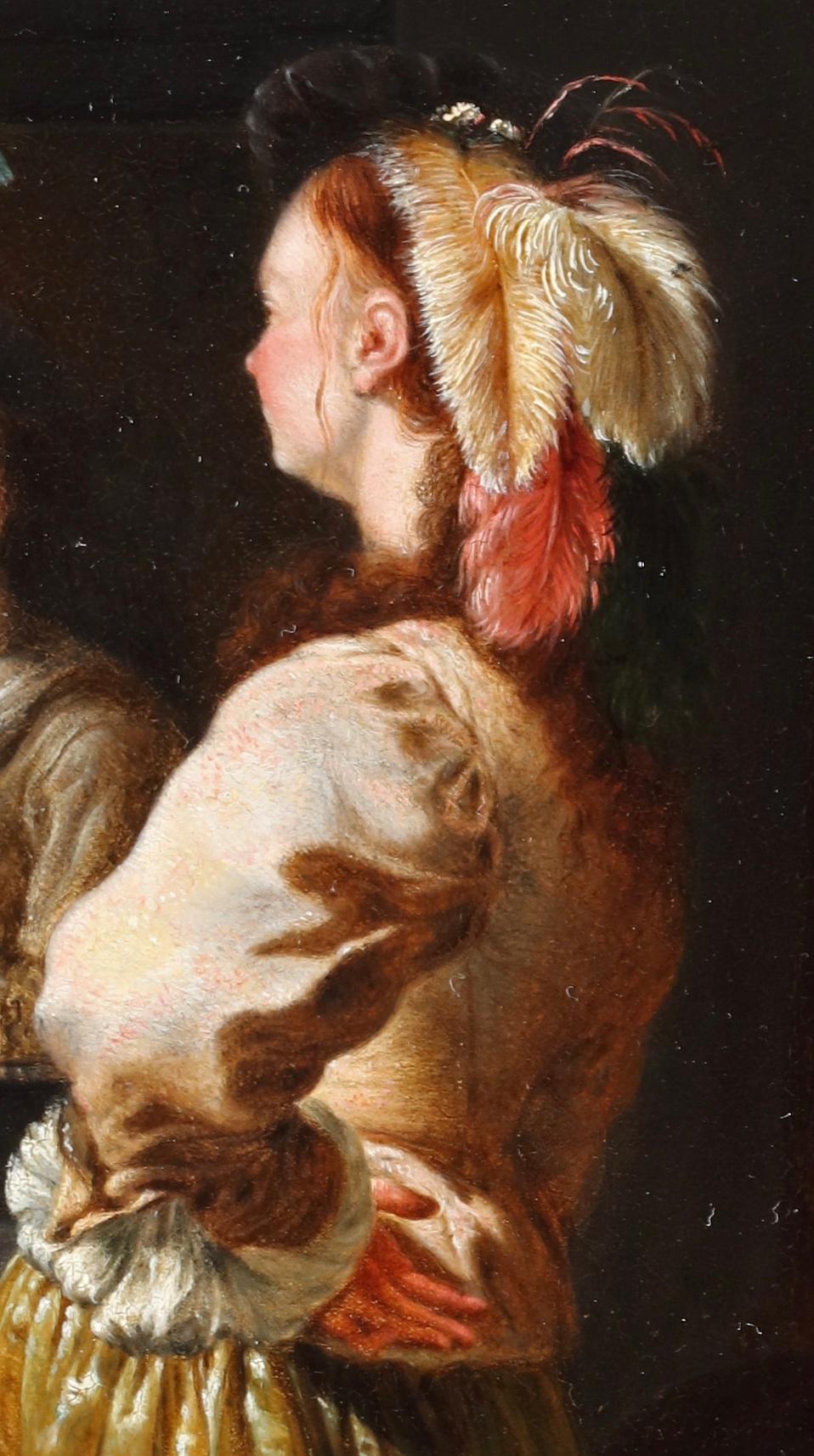 Portrait of an elegant lady - Attr. to Willem van Mieris (1662-1747) 2