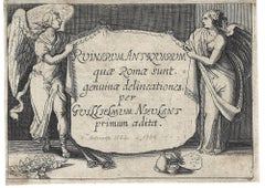 Ruinarum Antiquarum quae Romae, title page; Authentic drawings of ancient ruins