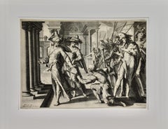 "Allegory of Justice": A 17th Century Old Master Engraving by van Swanenburg