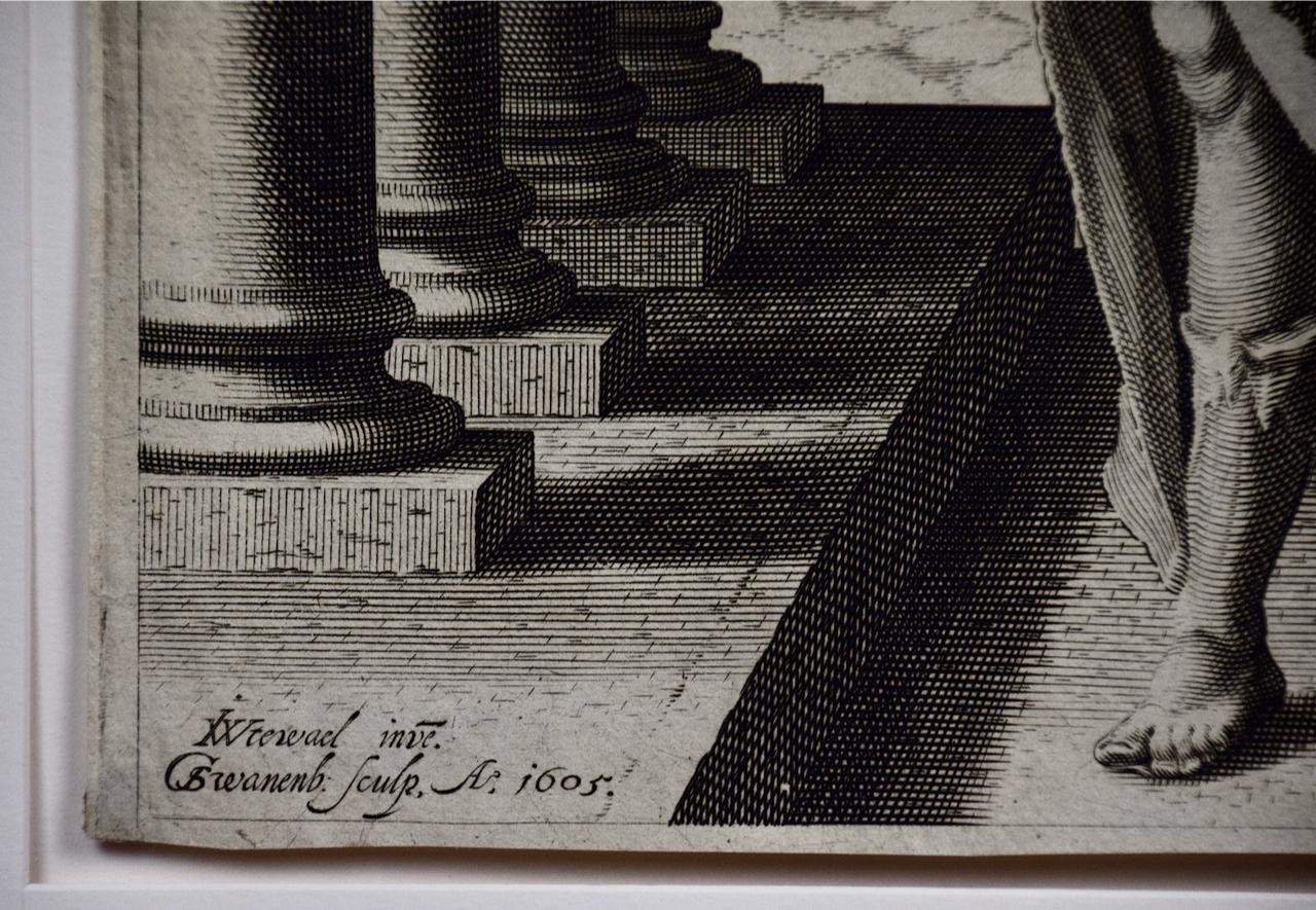 « Allégorie de la justice » : une gravure de maître ancien du 17ème siècle par van Swanenburg en vente 3