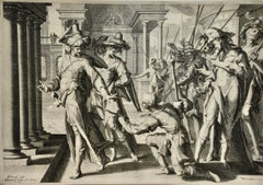 "Allegory of Justice": A 17th Century Old Master Engraving by van Swanenburg