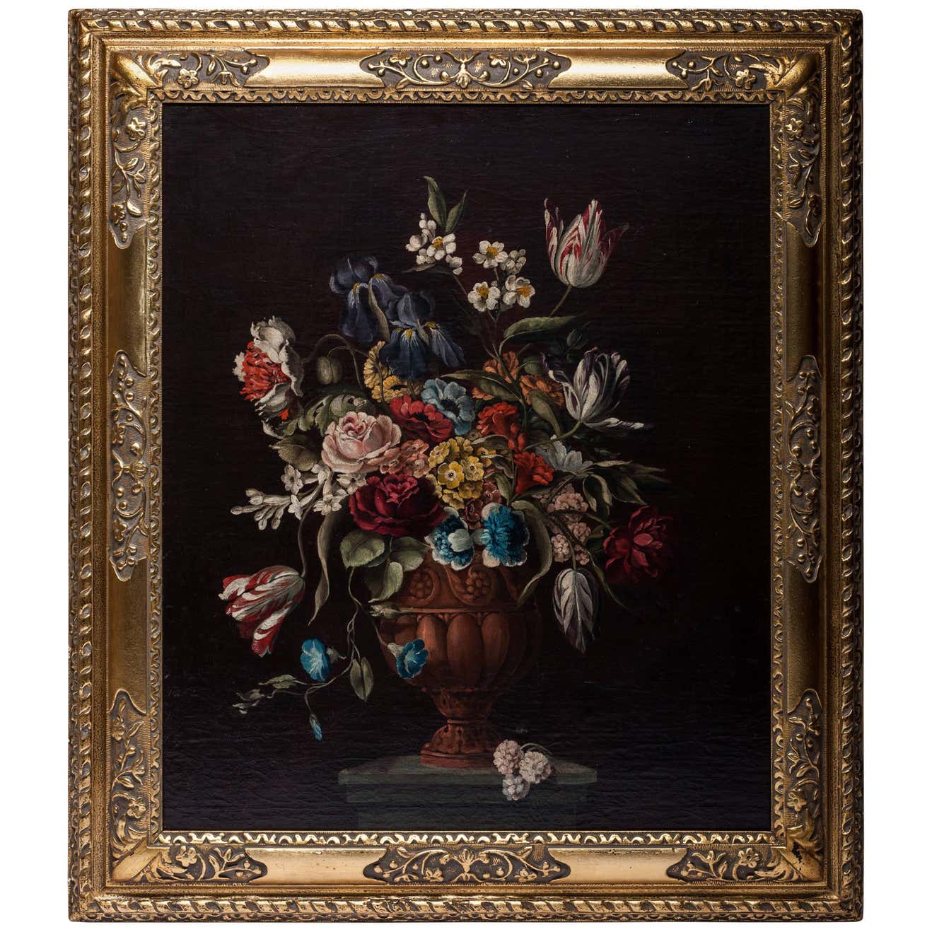 Willem Verbeet Painting Flowers For Sale at 1stDibs