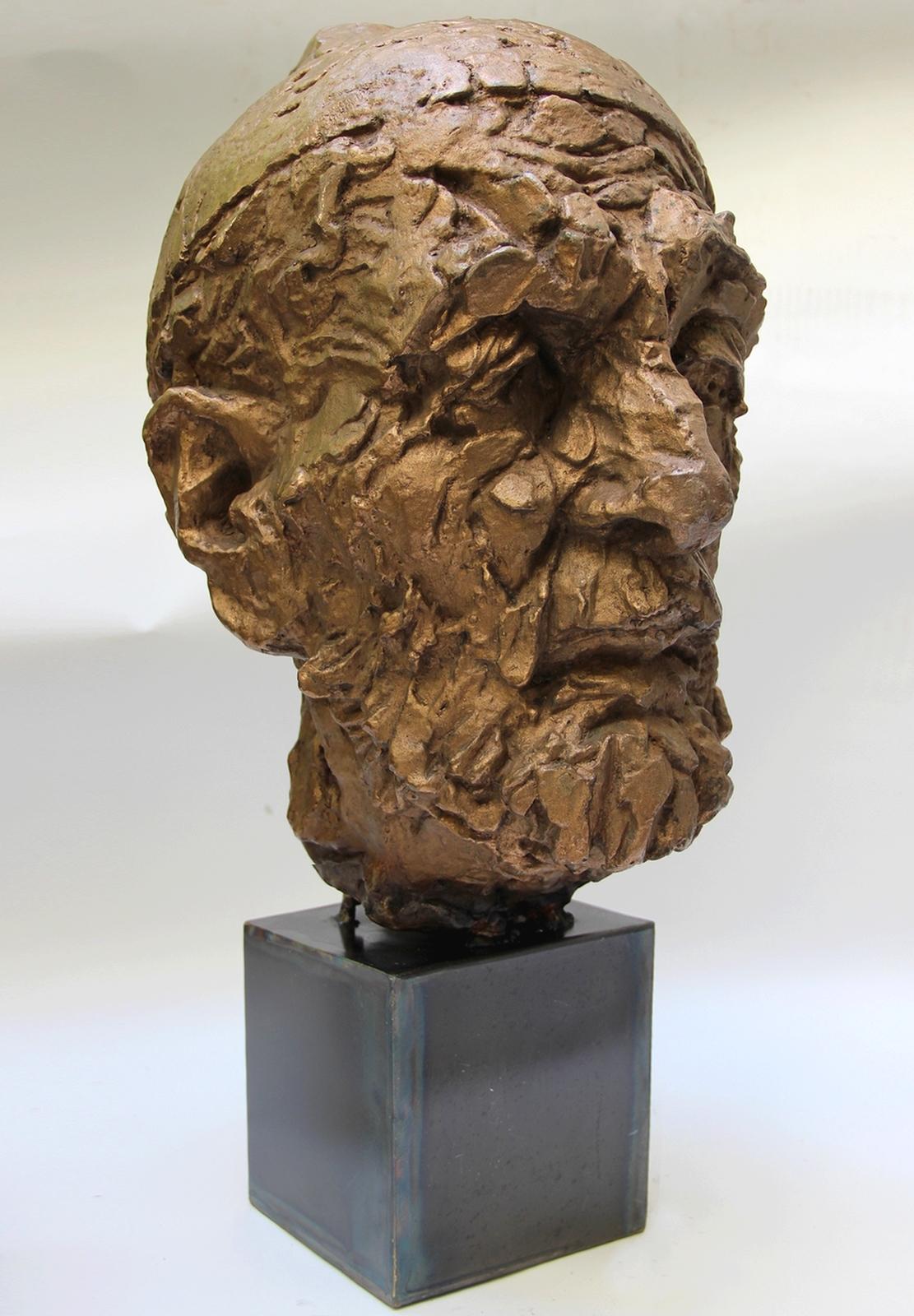 Dutch Willem Verbon, Kees van Dongen, Ninety Years Old, First Bronze Cast, 1968
