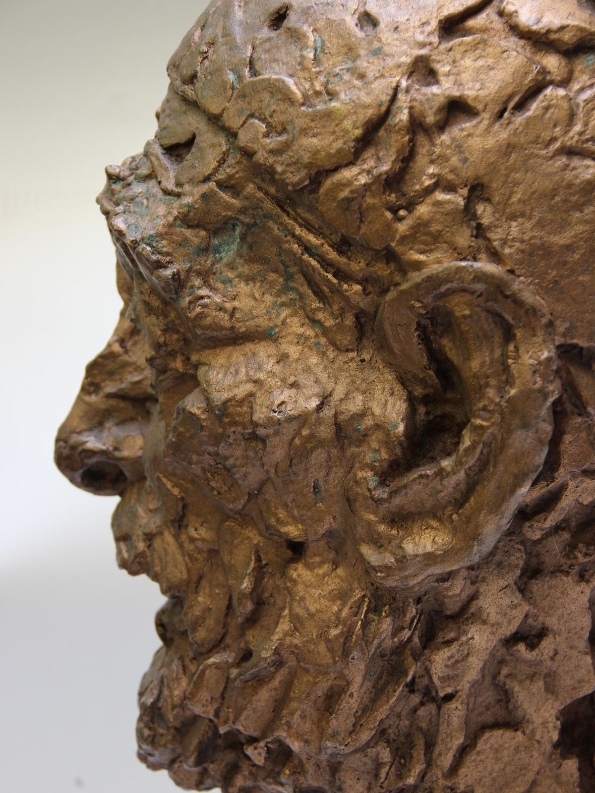 Willem Verbon, Kees van Dongen, Ninety Years Old, First Bronze Cast, 1968 In Good Condition In Paris, FR