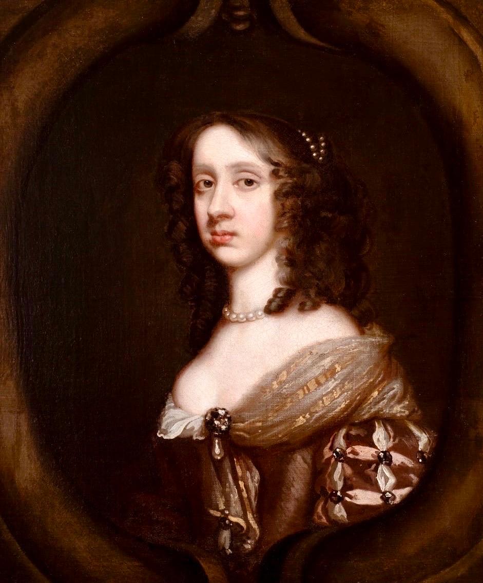 Ritratto di signora inglese del XVII secolo - Painting di Willem Wissing